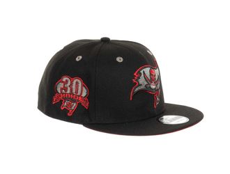 New Era Tampa Bay Buccaneers NFL Team Colour 30 Seasons Sidepatch Black 9Fifty Snapback Cap