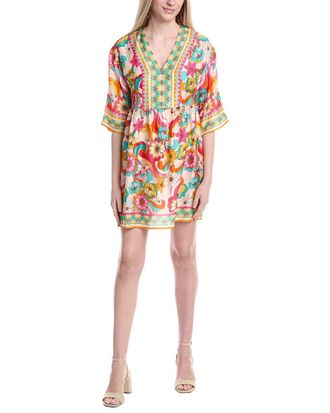 Johnny Was Petite Barbara Silk-Blend Dress