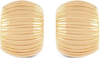 Givenchy 1980s demi-hoop clip-on earrings - women - Gold Plated Brass - One Size