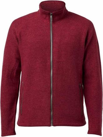 Ivanhoe of Sweden Danny Full Zip Wolljacke f&uuml;r Herren | rot