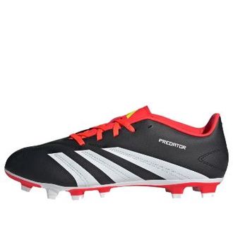 adidas Predator Club FXG Black White Solar Red IG7760