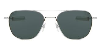 American Optical Original Pilot 2GYG Mens Sunglasses Silver Size 55