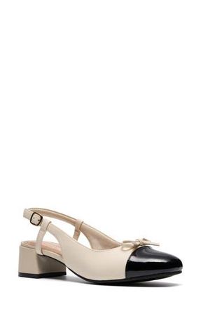 Clarks Iridessa Slingback Pump in Cream Multi at Nordstrom Rack, Size 5.5
