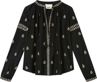 Isabel Marant Top ricamato Marant Rodis