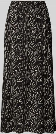 Vero Moda Ausgestellter Maxi-Rock aus reiner Viskose Modell EASY JOY in Black, Gr&ouml;&szlig;e XL