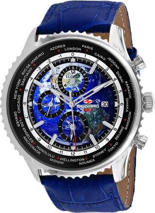 Seapro Mens Blue dial Watch