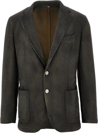 Santaniello Giacca con bottoni - Grigio