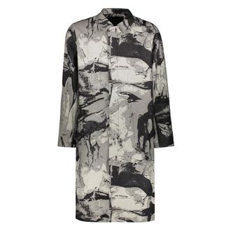 ISO.POETISM Single-Breasted Coats, male, Black, Size: S Cotton Trench Coat