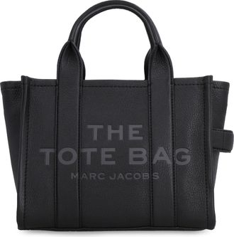Marc Jacobs Womens Small Leather Tote Bag Black Cowhide
