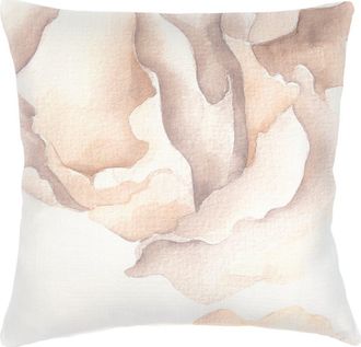 Anaya with Love Linen Pillow with Down Alternative Insert in Saltwater Coral at Nordstrom, Size 20X20
