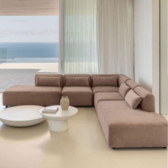 Sklum Sof&aacute; Modular Esquinero De 5 Piezas Con Doble Div&aacute;n Fogler Sklum