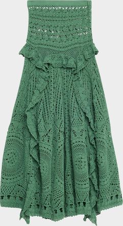 Ulla Johnson Florette Crochet Maxi Skirt