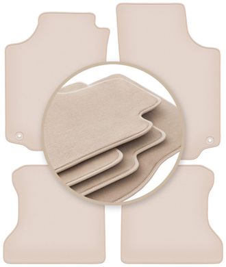 OEM Alfombrillas Premium Beige Para: Opel Combo C Kombivan 2001-2011