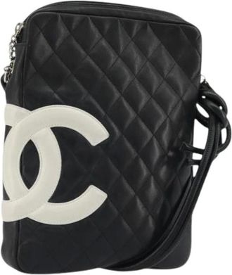 Chanel Pre-owned Cross Body Bags, female, Black, Size: ONE SIZE Pre-owned Vintage Shoulder Bag