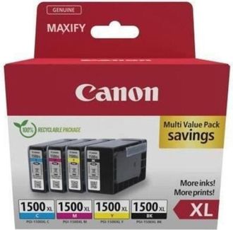 CANON Paquete M&uacute;ltiple De Cartuchos De Tinta Canon Pgi-1500xl Negro/cian/magenta/amarillo - Alta Capacidad