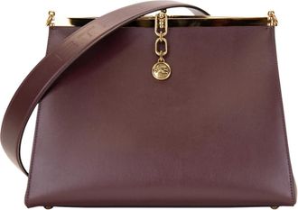 Etro Handtassen - Dames - Schoudertassen - Rood - ONE Size - Leer - Tassen