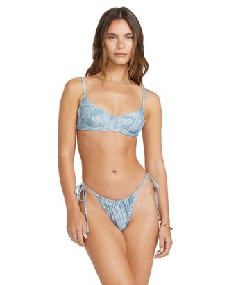 Billabong Bikini-Hose BILLABONG Trippin Tides Bells, Damen, Gr. XL, US-Gr&ouml;ssen, blau (denim), Obermaterial:78% Nylon 22% Elasthan;, Badehosen Bikini-Hose
