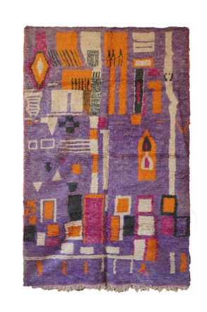 AFK Living Alfombra bereber marroqu&iacute; de pura lana 170 x 268 cm