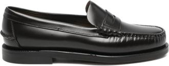 Sebago Black Leather Classic Loafers
