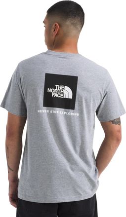 The North Face Mens Evolution Box NSE Regular Short Sleeve T-Shirt, TNF Pale Grey Heather, S