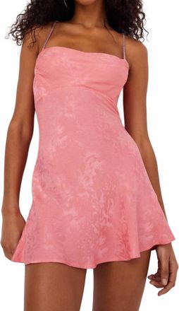 For Love & Lemons Gabrielle Mini Dress In Pink