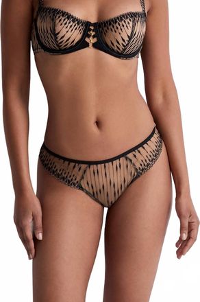 Aubade Voodoo Kiss Tanga Brief In Millenium Black