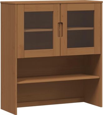 vidaXL Hutch Molde Caramelo 90 X 35 X 100 Cm Madera De Pino Maciza Vidaxl