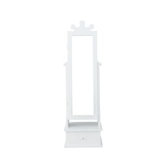 Giantex Gabinete de joyer&iacute;a blanca para ni&ntilde;os