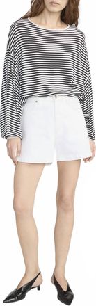 Frame Denim Everyday Shorts In Au Natural Clean
