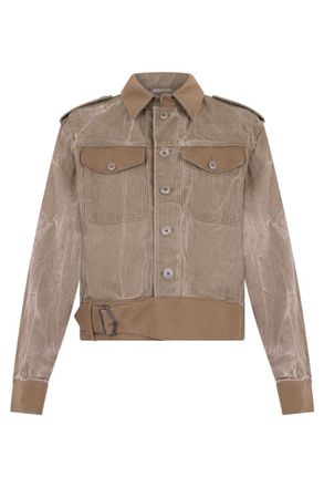 Our Legacy Olive Shirt Collar Jackets