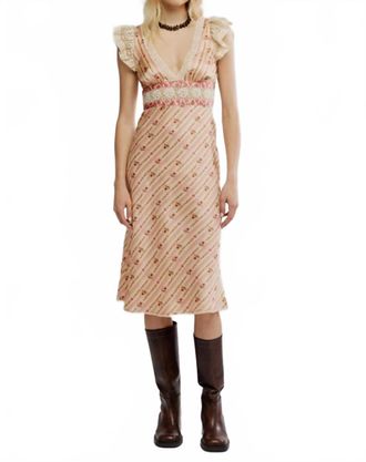Free People Bali Belle Midi Dress In Soft Pink