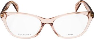 Rag & Bone Ladies Pink Rectangular Eyeglass Frames RNB3039