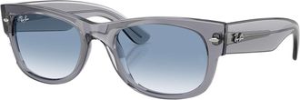 Ray-Ban Mega Wayfarer-Zonnebril, Grijs