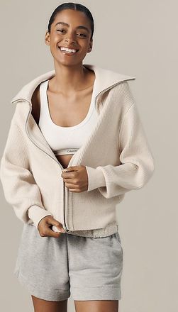 Varley Enrico Ribbed Knit Jacket