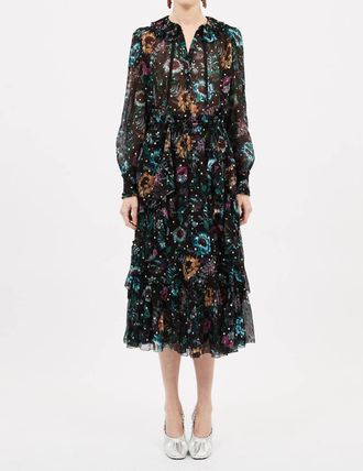 Ulla Johnson Pippa Blouse In Black Iris