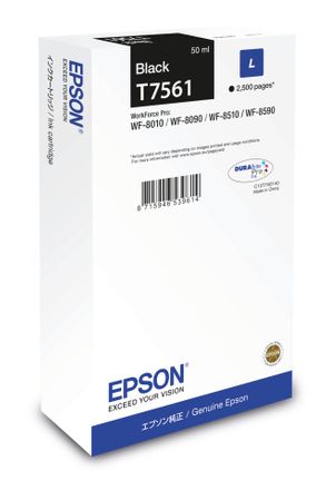Epson Cartucho De Tinta Original Epson C13t75614n Negro