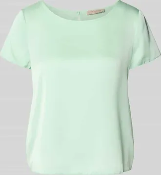Rinascimento Rinascimento Blusenshirt mit Rundhalsausschnitt und abgerundetem Saum in Mint, Gr&ouml;&szlig;e XL