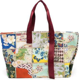 Alemais Borsa tote in cotone - Verde