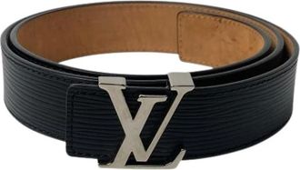 Louis Vuitton Pre-owned Belts, male, Black, Size: ONE SIZE Pre-owned Standard Belt