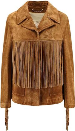 Golden Goose Olinda in suede jacket