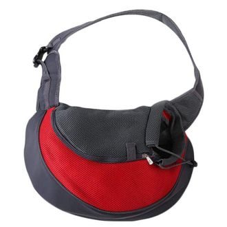 OEM Bolso Bandolera Rojo Port&aacute;til Para Gatos Y Perros, Bolsa Transportadora Para Perros, Bolso De Hombro, Mochila Pectoral De Malla Transpirable Para Uso 