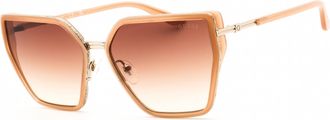 Guess Gradient Brown Butterfly Ladies Sunglasses GU00146 57F 59