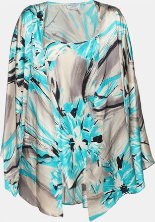 Marina Rinaldi Multicolor Satin Set Blouse