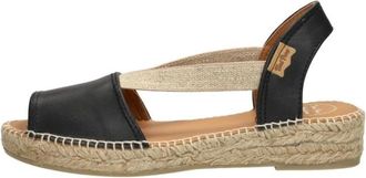 Toni Pons Etna High Heel Sandalen - Dames - Espadrilles - Zwart - 38 EU - Schoenen