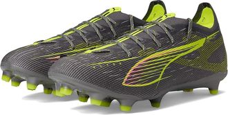 Puma Ultra 5 Pro Firm, Artificial Ground Soccer Cleats Mens Soccer Shoes Matte Aged Silver-Yellow Alert-Sun Struck : 11.5 D - Medium