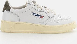 Autry White Medalist Low Leather Sneakers