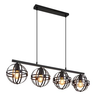 Globo Lighting L&aacute;mpara Colgante - Tamara - Negro - Metal - Gran L&aacute;mpara