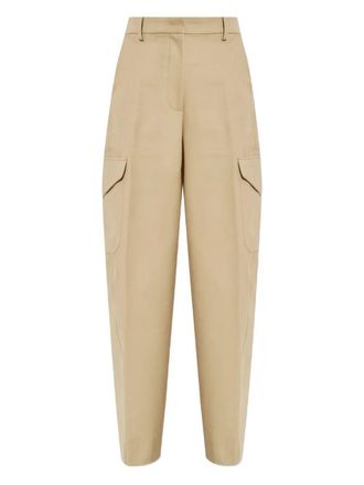 Givenchy Cotton And Wool Cocoon Trousers With Pockets