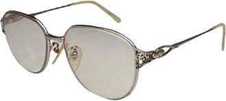 Celine Pre-owned Accessories, female, Yellow, Size: ONE SIZE Pre-owned Metal Sunglasses
