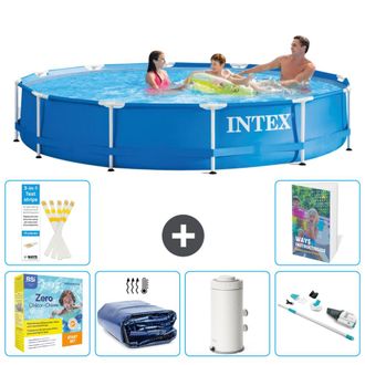 Intex Piscina Con Estructura Redonda - 366x76 Cm - 7-piezas S22